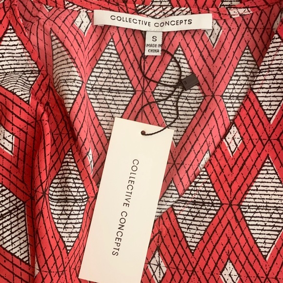 Collective Concepts Stitch Fix | Crop Top Red - Picture 7 of 9